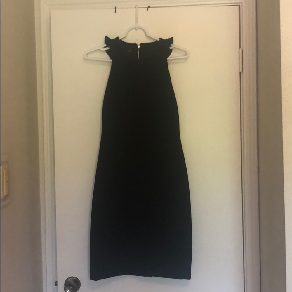 Little Black Dress with Ruffle Back detail